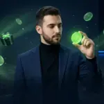 Deneme bonusu kapak görseli; yeşil bonus jetonunu inceleyen figür, hediye kutusu ve yüzde sembolü